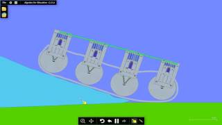 Phun / Algodoo - Tank Suspension Test