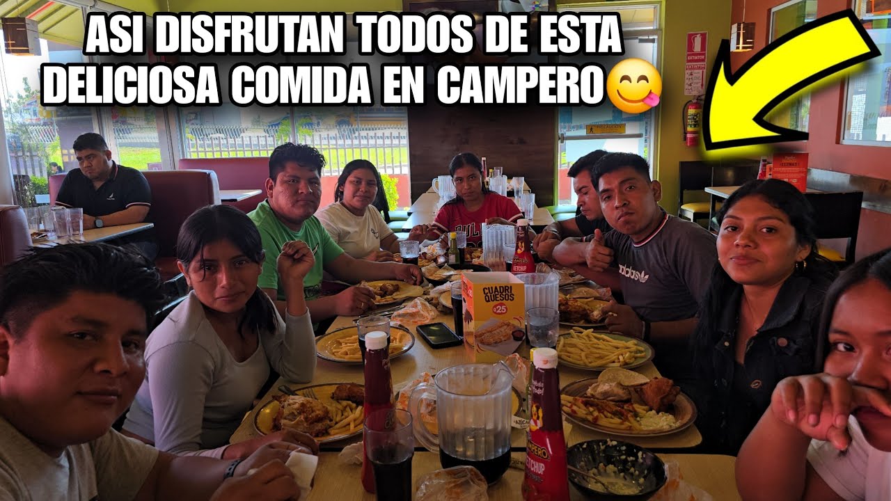 Todo El Grupo De ISA Disfruta De La Comida De Campero😋Miren Cuanta Comida Les Dio EDY a Todos😱
