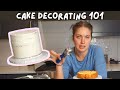 Cake decorating for beginners  how to crumb coat a cake like a pro