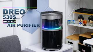 Dreo Smart Air Purifier 530S – Smart Features, HEPA Filtration & RGB Lighting