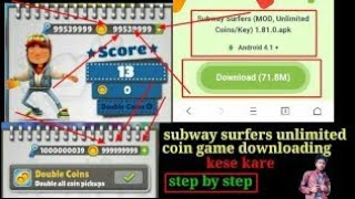 Subway surfer mod apk download kare screenshot 1