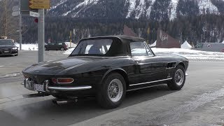 Ferrari 275 GTS | Cold Start Up + Revs + Driving | St. Moritz