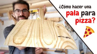 granja Quinto Abuelos visitantes Cómo hacer una PALA o PALETA PARA PIZZA de madera? 🍕 // FÁCIL Y RÁPIDO -  YouTube
