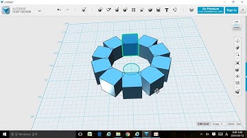 엑스로보 로봇학원 3D 123D Circular  Pattern 사용법