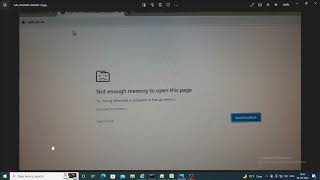 not enough memory to open this page in hindi #googlechrome #websitenotworking