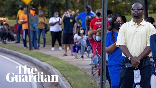 US election 2020: mistrust spurring black community to early voting in Georgia