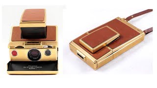Polaroid SX-70 Alpha 1 Gold Plated 'Mildred Scheel' Limited Edition Instant SLR Camera at auction