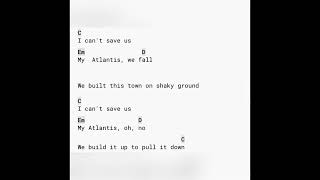 Atlantis by SEAFRET | GUITAR PLAYALONG WITH CHORDS AND LYRICS | 🎸
