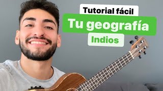 ✅ How to play TU GEOGRAFÍA by Indios UKULELE 👈 INDIOS TU GEOGRAFÍA ukulele TUTORIAL CHORDS 🎵