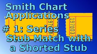 Smith Charts: Designing a Series Stub Match with a Shorted Stub (00h6)