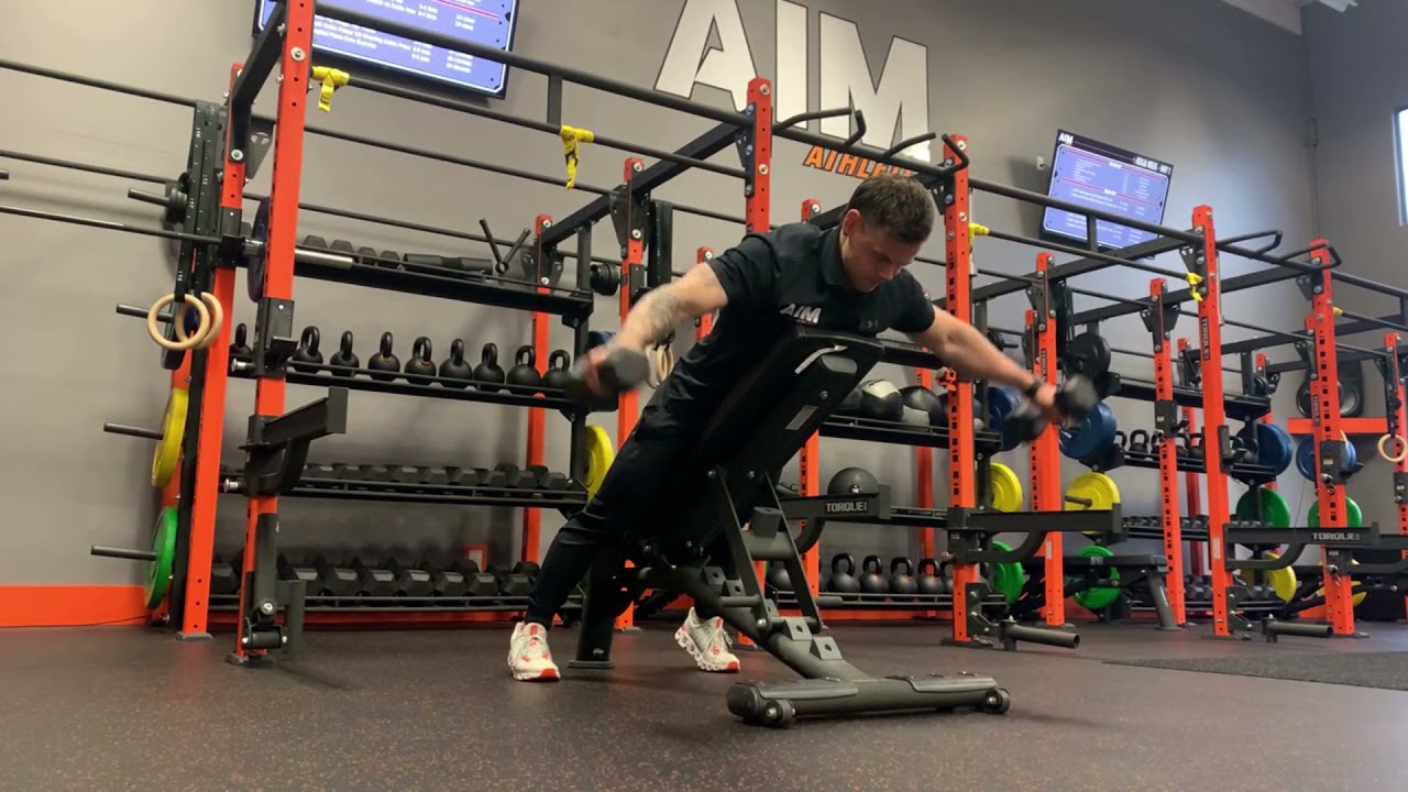 Inclined R Drop Incline Delt Lateral Rebound Drop - YouTube