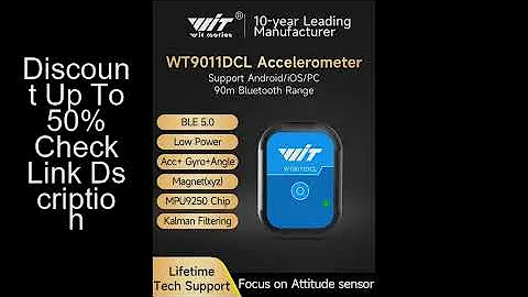 WitMotion WT9011DCL Bluetooth 5.0 Accelerometer Gyroscope Angle Sensor Electronic Compass Magnetomet