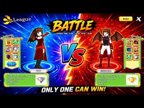 Vegeta S81  Vs Escondor A18 world League Battle Pokemon #petown #VegetaGamimg