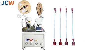 JCW-CST02 INSU-R | Fully automatic wire cutting to insulated terminal crimping machine