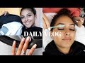 DAILY VLOG | Getting My Eyelashes & Nails Done + Pretty Little Thing Haul