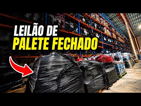 ANOTHER CLOSED AND SEALED PALLET AUCTION ( TUDO LEILÃO ) 😃 Closed pallet auction