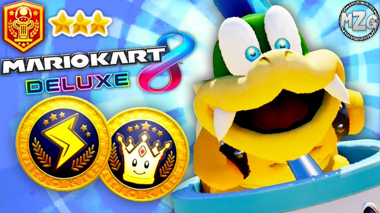 Lightning & Special 200cc Cups! Larry Koopa! - Mario Kart 8 Deluxe Gameplay - Episode 22
