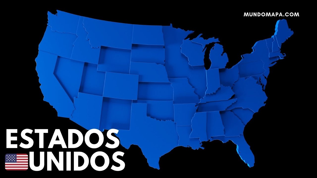 Mapa De Estados Unidos Sin Nombres Para Practicar Mapa De América Del