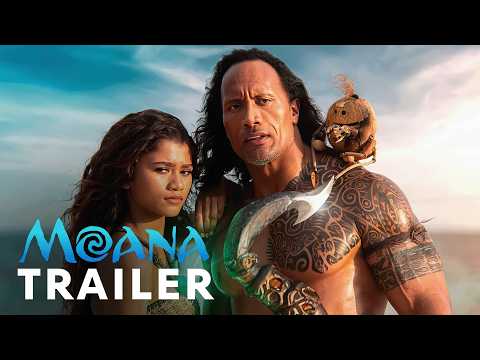 Moana Live Action 2025 First Trailer Dwayne Johnson Zendaya Concept