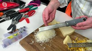 Microplane Set of 3 Fine, Ribbon, and Coarse Graters and Zesters on QVC