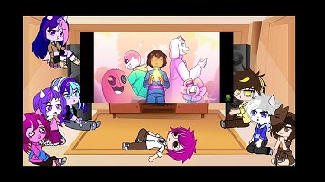 MLP and Taiwan YouTubers react to Sans aus part 3 (Some other aus) (Important things at the end)