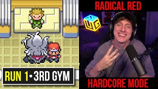 WE MIGHT LOSE HERE! | RUN #1 Pokemon HARDCORE Radical Red Nuzlocke...