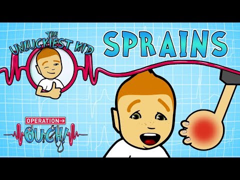 Science for kids | Body Parts - SPRAINS | Operation Ouch | Experiments for kids