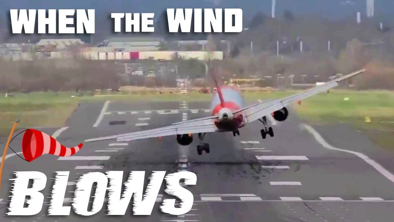 How PILOTS Land in Crosswind at Birmingham Airport 💨✈️BHX-EGBB