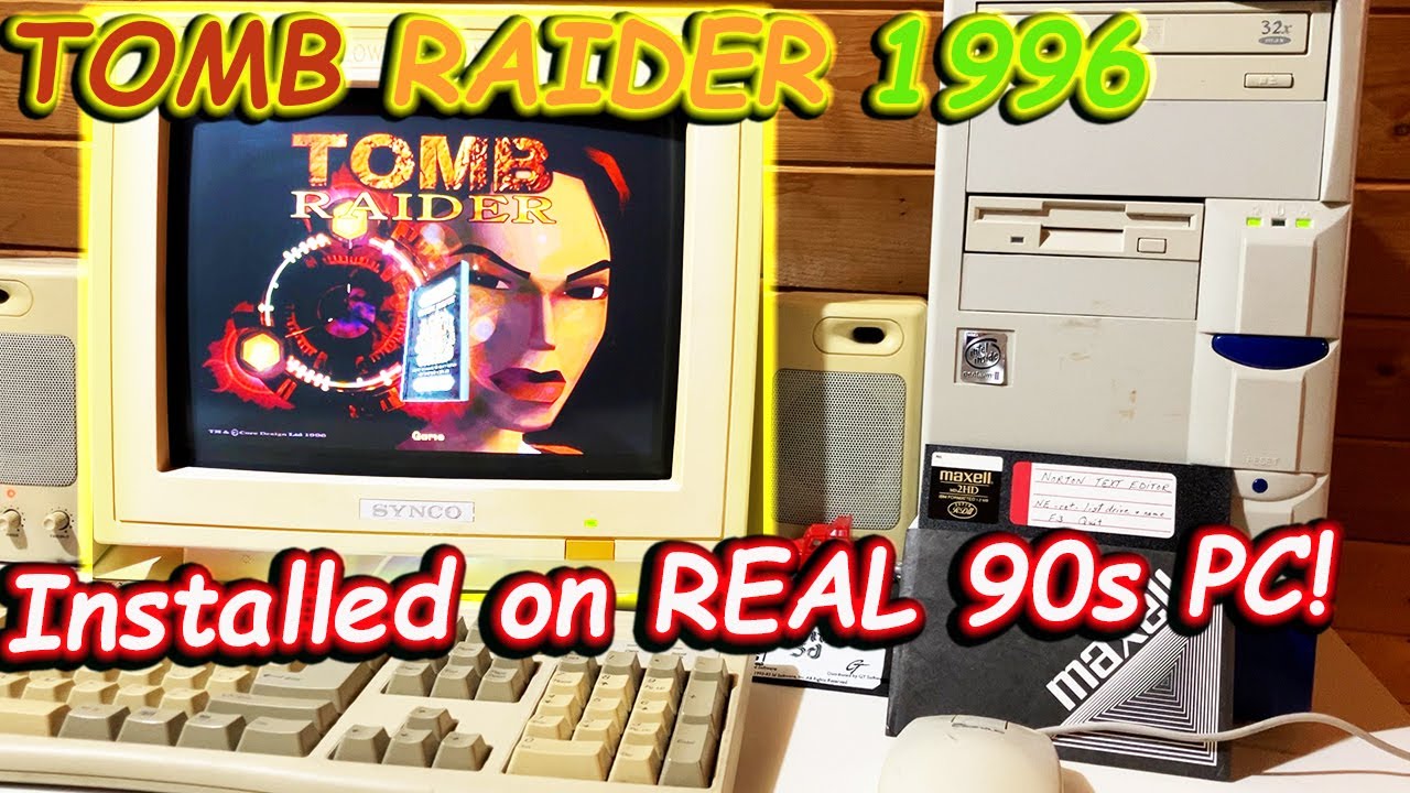 Installing the First-Ever Tomb Raider on My Real ’90s PC – PURE NOSTALGIA!