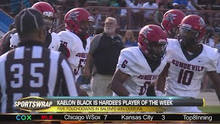 Salems Kaelon Black Named Hardees Player Of The Week