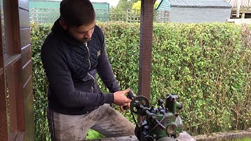 Stuart turner engine! (Cold start/old start)