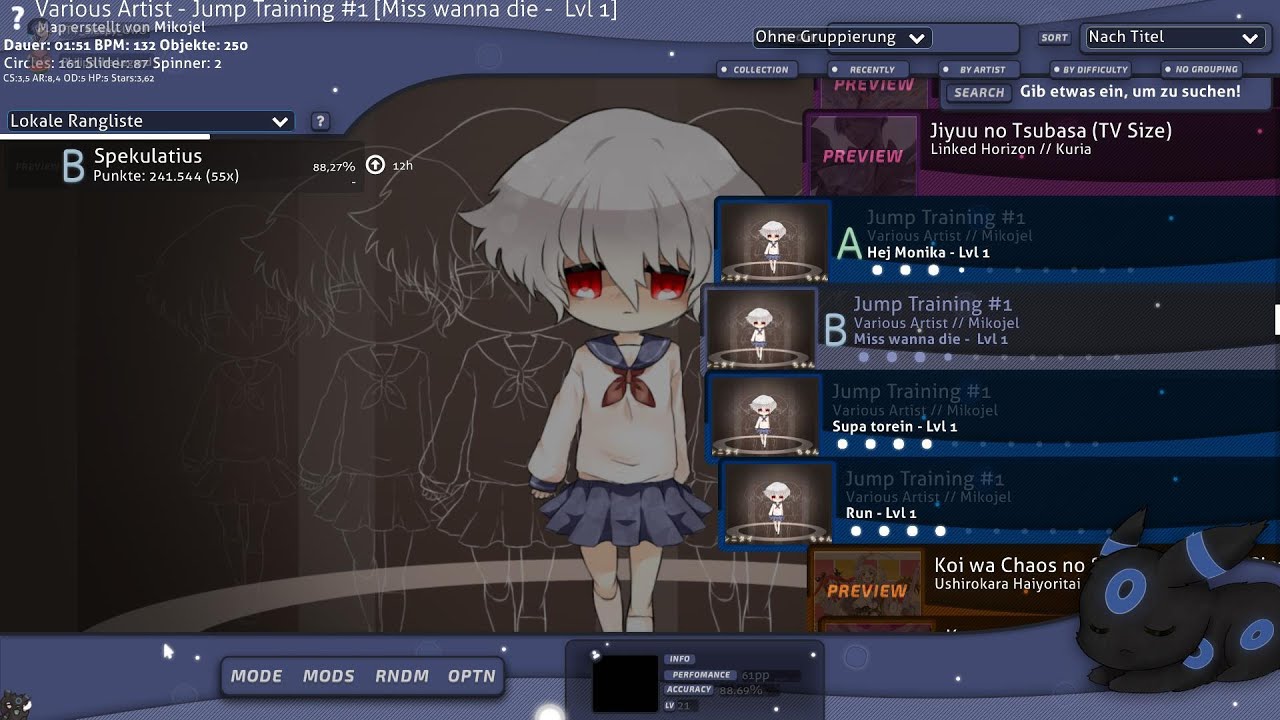 osu! Miss Wanna Die Lvl 1 3,62⭐ YouTube