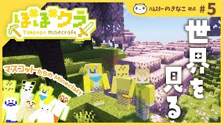 🏵️ #たんぽぽマイクラ｜新天地を見つける！ ⛏️きなこ視点#5｜マスコットVTuber #たんぽぽサンチーム