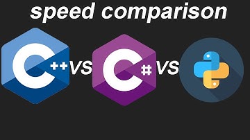 Python vs C++ vs C# Speed Comparison