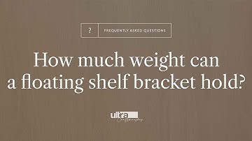 How Much Weight Can a Floating Shelf Hold? | Ultrashelf