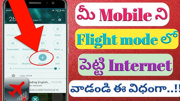 Android phone secret setting use Internet with smartphone airplane mode on||really this is possible