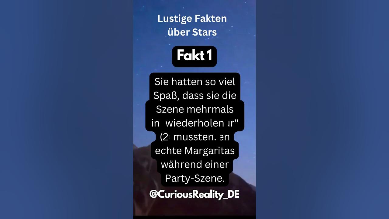 Lustige Fakten über Stars YouTube