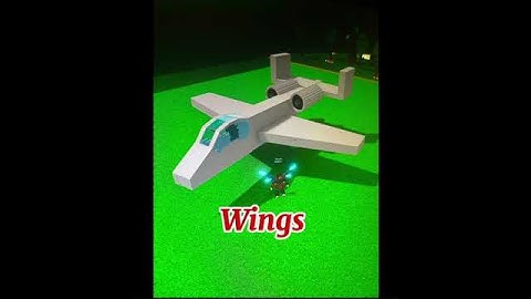 I made an A-10 Warthog in Build a boat #roblox #buildaboat #babft #forsaken #avation