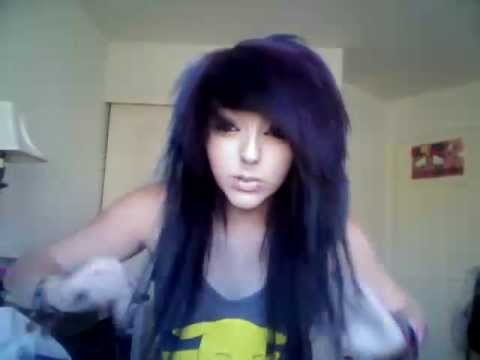 Emo/ Scene hair tutorial :3 - YouTube