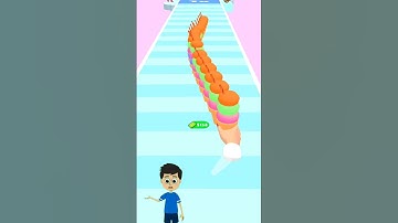 Noob vs Pro vs Hacker | ice cream stack | Oggy and Jack #shorts #funny #games #viral