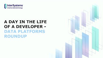 A Day in the Life of a Developer - Data Platforms Roundup