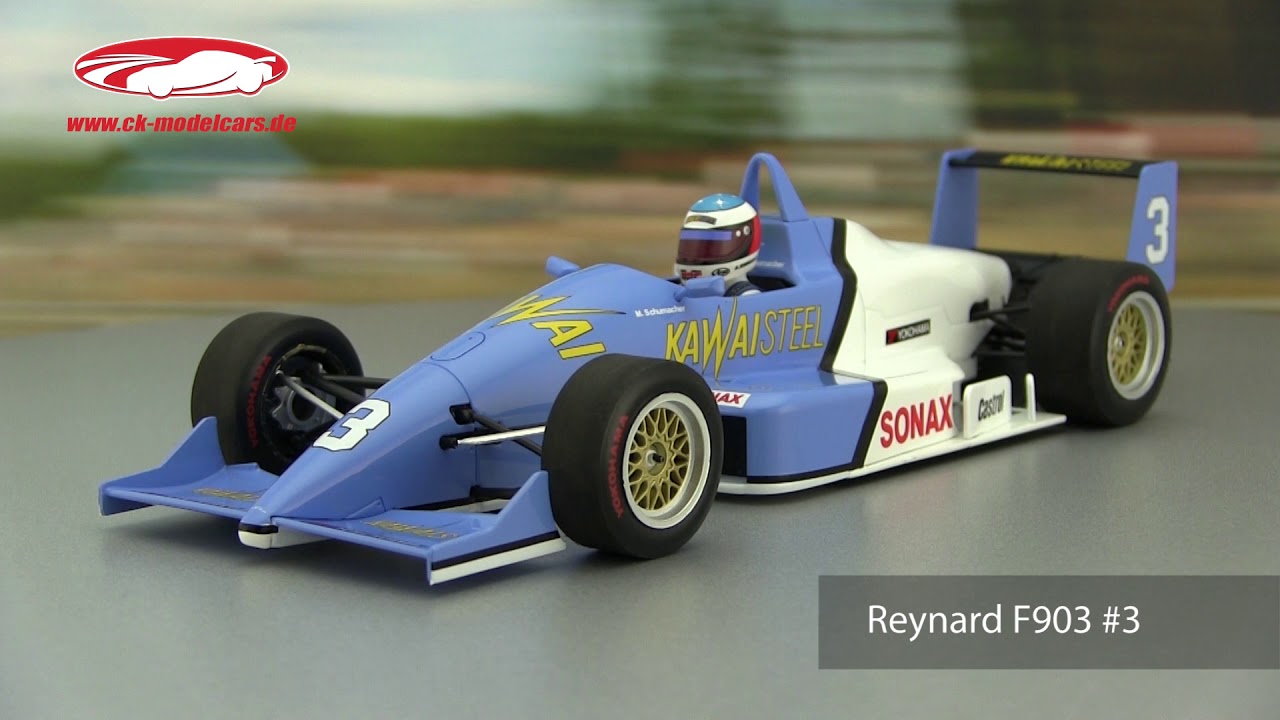 ck-modelcars-video: Michael Schumacher, Reynard F903 #3, Winner Macau GP Formel 3 1990, Minichamps