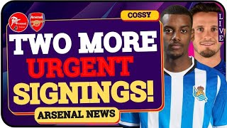 Arsenal's Two URGENT Signings To Qualify For Champions league Arsenal news now.