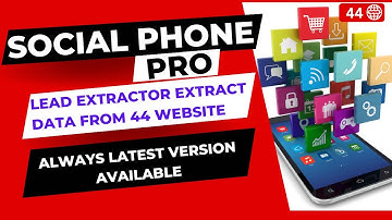 Social Phone Extractor | All in One Data Extractor Software 2023 By DMK