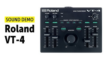Roland VT-4 Demo – no talking