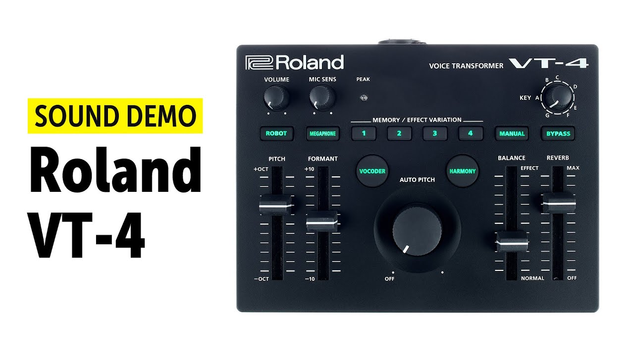 Roland VT-4 Demo – no talking - YouTube