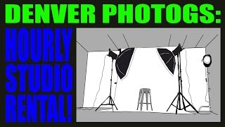 Pro PHOTOGRAPHY Studio Rental Denver, CO