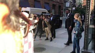 Raven Symone Arrives to Build Interview in NYC