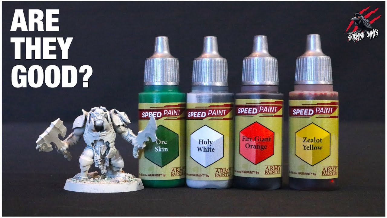 NEW SPEED PAINTS BY ARMY PAINTER - Are They Good? Comparison With