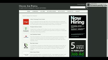 Java, JSP And MySQL Project On Online Job Portal System